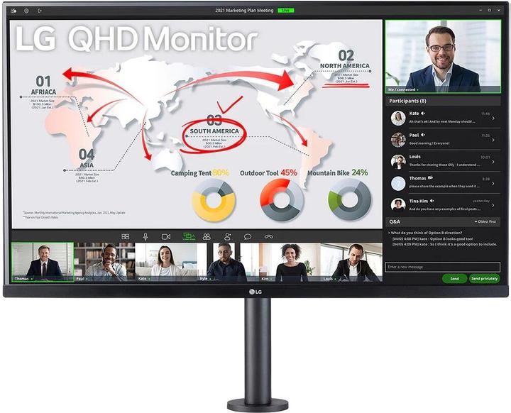 LG 32QP880-B (2560 x 1440 Pixel, 31.50")