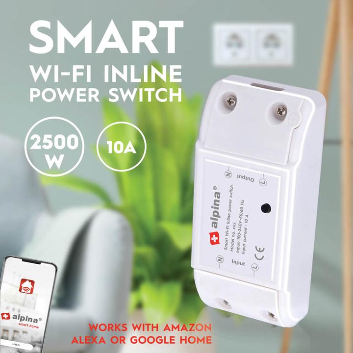 Actual product image alpina Smart in-line switch 230V 10A