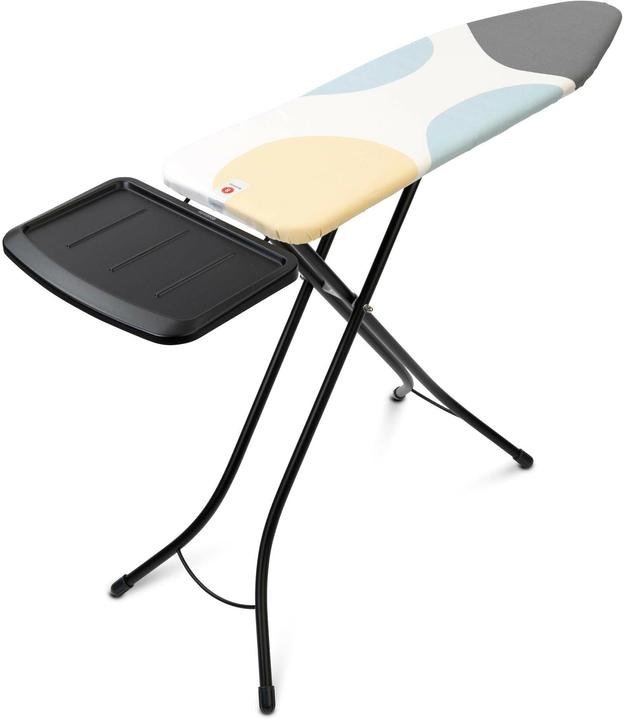 Brabantia Bügeltisch Spring Bubbles mit Dampfstationsablage (124 x 38 cm)
