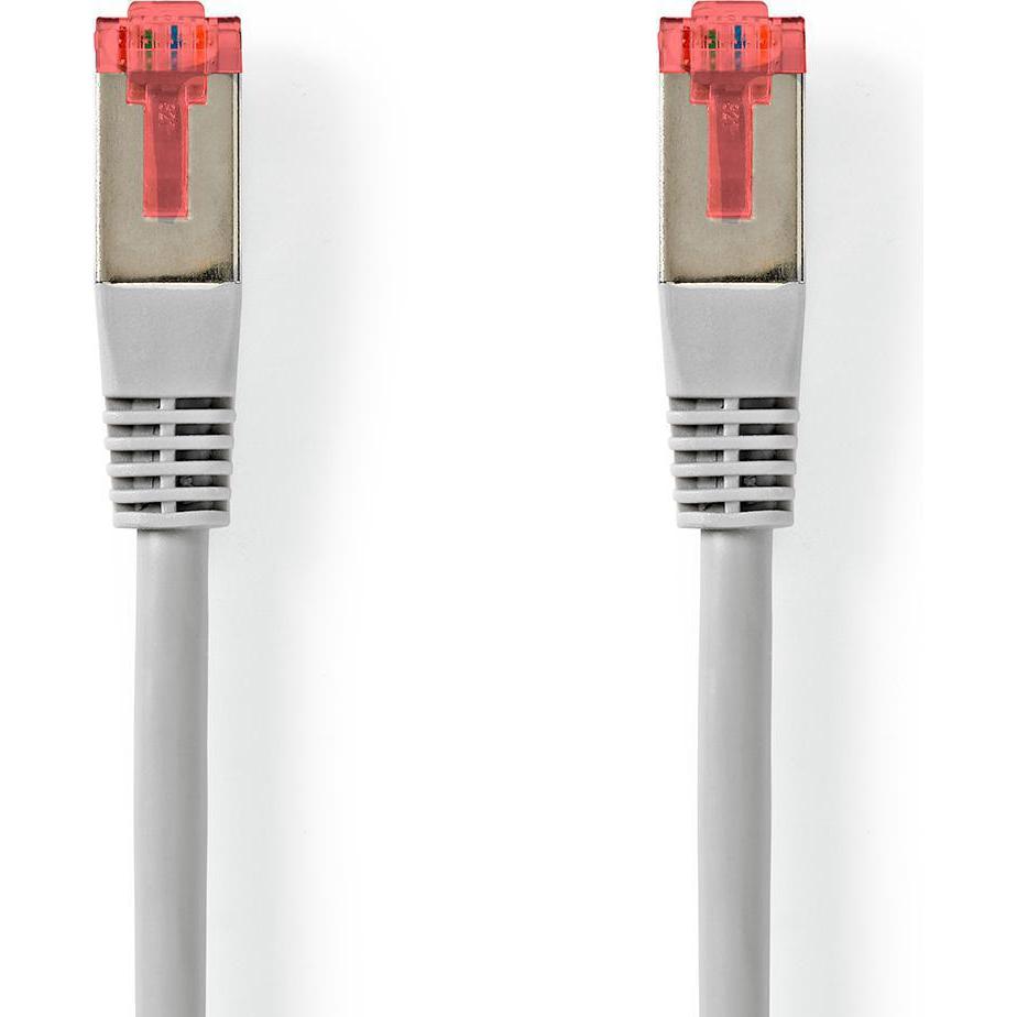 Nedis CCGT85221GY150. Kabellänge: 15 m, Kabelstandard: Cat6, Kabelschirmung: S/FTP (S-STP), Anschluss 1: R (S/FTP, CAT6,...
