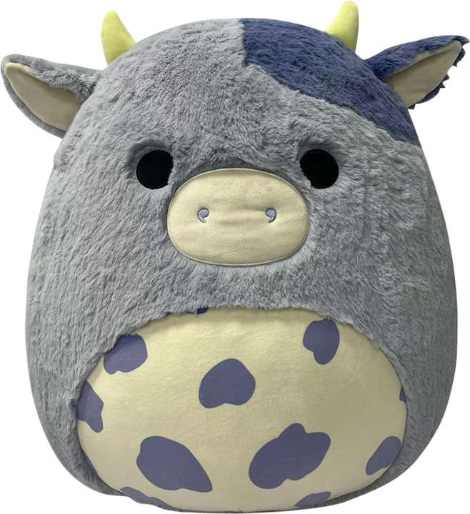 Actual product image Squishmallows Fuzz A Mallows - Bubba Cow (50 cm)