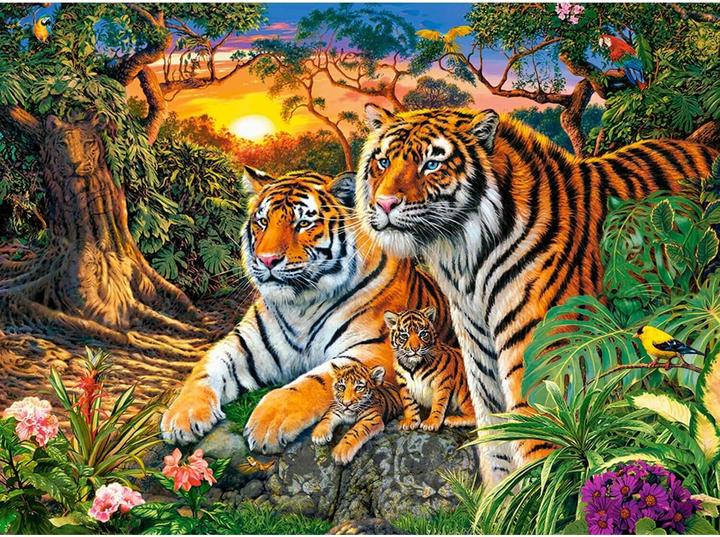 Produktbild Castorland Tiger Family, Puzzle 2000 Teile (2000 Teile)
