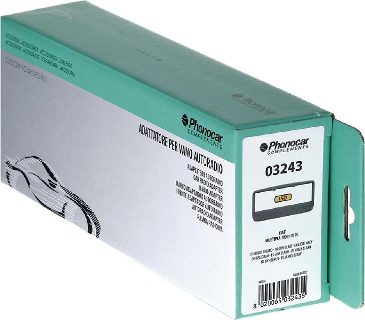 Produktbild Phonocar Radioblende hellgrau Fiat