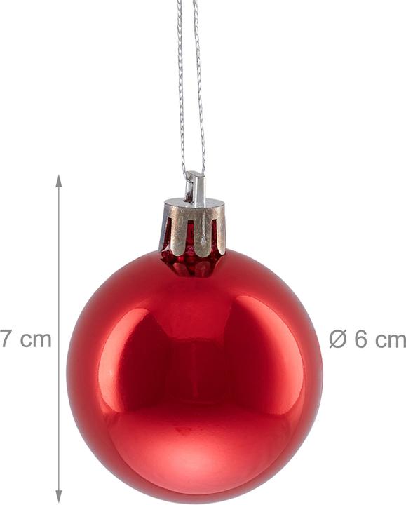 Immagine prodotto Relaxdays Weihnachtskugeln im 50er Set (50 -parte)
