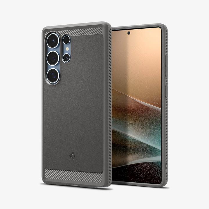 Image du produit Spigen Rugged Armor Mag MagSafe Hülle für Samsung Galaxy S25 – grau (Samsung Galaxy S25 Ultra)