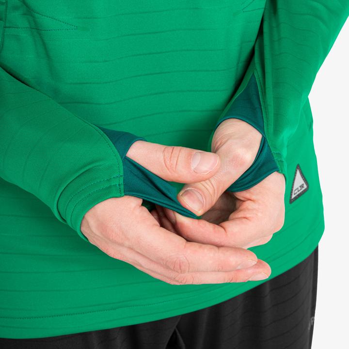 Immagine prodotto Kipsta Calcio da donna/uomo con 1/2 zip - verde CLR (L)