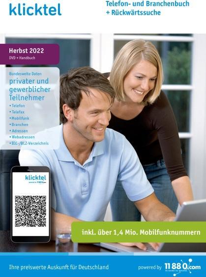11880 Internet Services klicktel Telefon- und Branchenbuch + Rückwärtssuche Herbst 2022