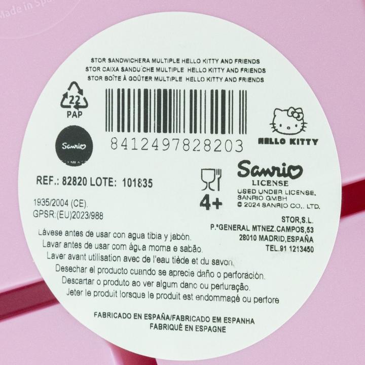 Produktbild Stor Hello Kitty and Friends - Lunchbox mit Fächern