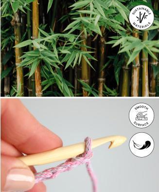 Actual product image Lalana Crochet hook 8 / 6 mm, 2 pieces