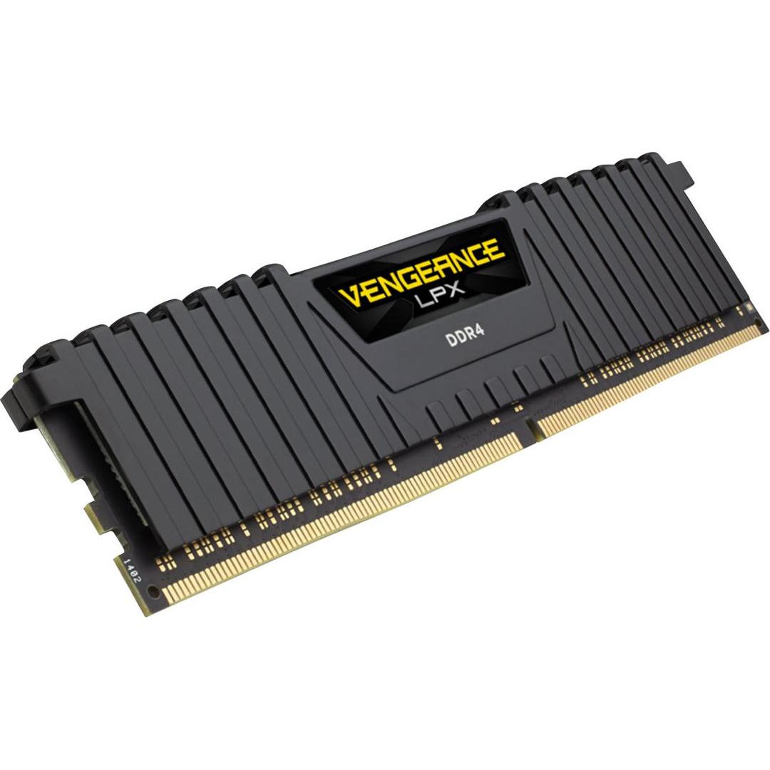 Corsair Vengeance LPX (2 x 8GB, 3000 MHz, DDR4-RAM, DIMM), RAM, Schwarz