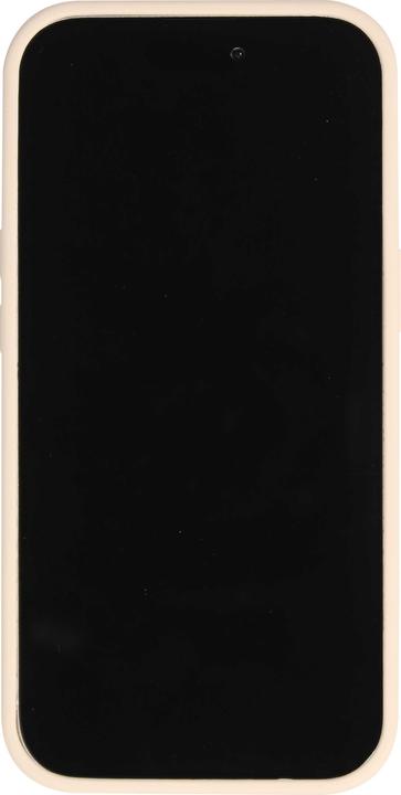 Actual product image PhoneLook Silicone matt MagSafe cover with retaining ring Vanilla (Apple iPhone 14)