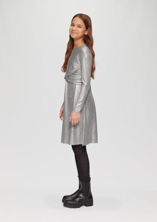 Immagine prodotto S.Oliver Kleid Kleid mit Wickel-Detail in Metallic-Optik (164)
