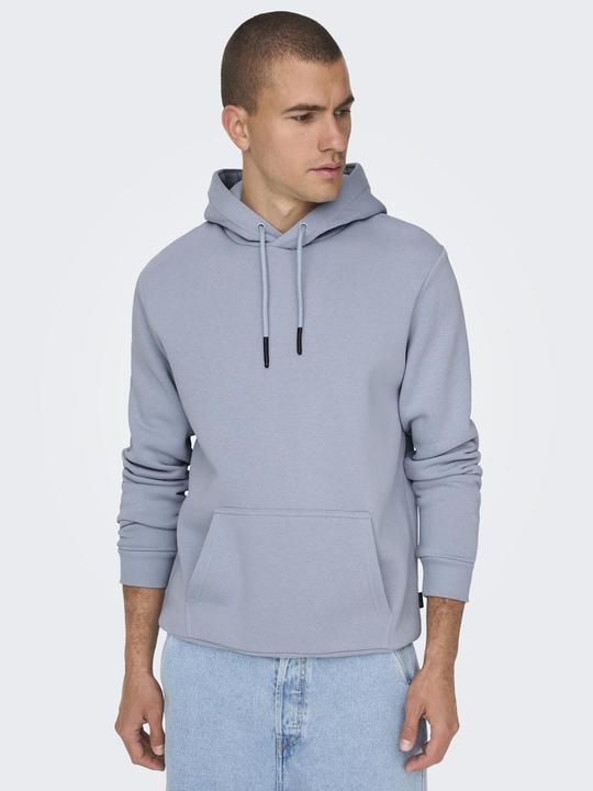 Immagine prodotto Only & Sons Felpa con cappuccio a tinta unita (M)