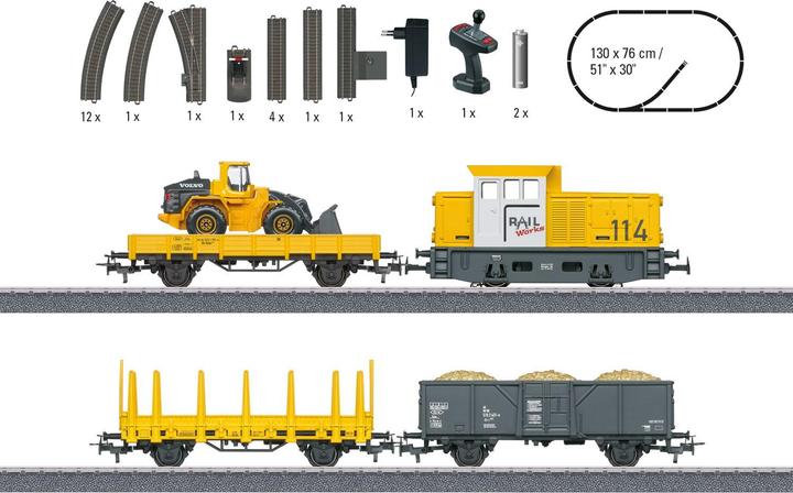 Actual product image Märklin 29188 - Construction site starter pack (Track H0)