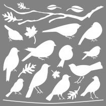 Image du produit Rayher Pochoir à plumes, 1 pièce
