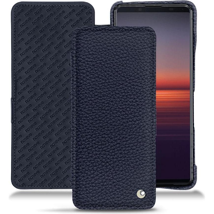 Noreve Lederschutzhülle horizontal (Sony Xperia 5 II), Smartphone Hülle, Violett