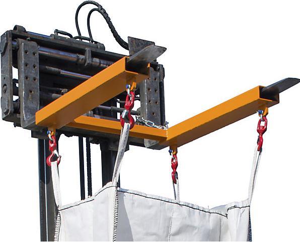 Image du produit eurokraft pro Traverse pour Big Bags TBB W peint dans la couleur jaune-orange