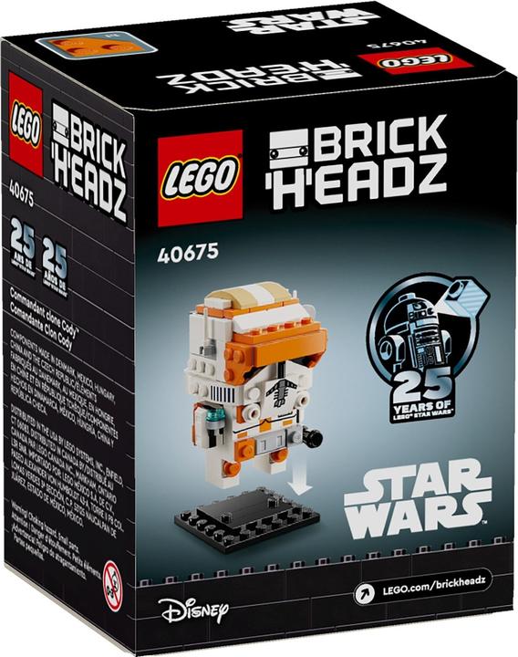 Produktbild LEGO Klon Commander Cody (40675, LEGO Brickheadz)