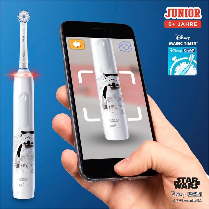 Actual product image Oral-B Junior Star Wars (Oscillating toothbrush)