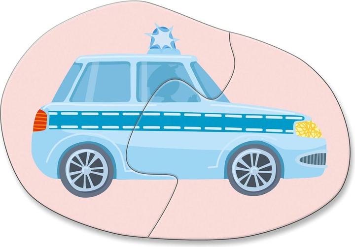 Produktbild Haba erste Puzzles – Einsatzfahrzeuge (4 Teile)