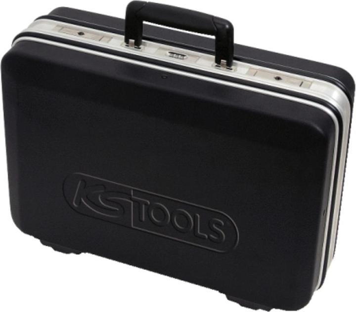 KS Tools ABS hard shell tool case with aluminum frame, LxWxH 460x310x180 mm, black