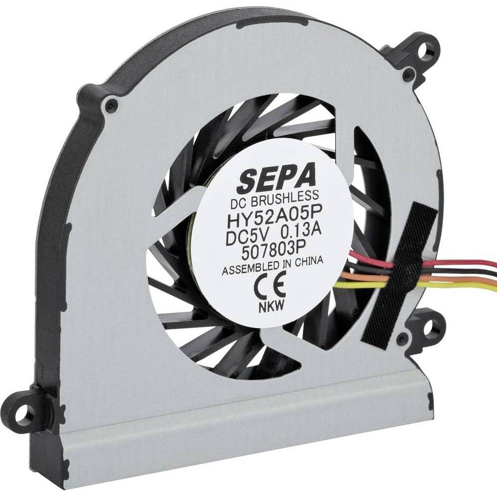 SEPA HY52A05PSE25AP00 Axiallüfter 5 V/DC 4.5 m³/h (L x B x H) 52 x 52 x 8 mm (52 mm), PC Lüfter