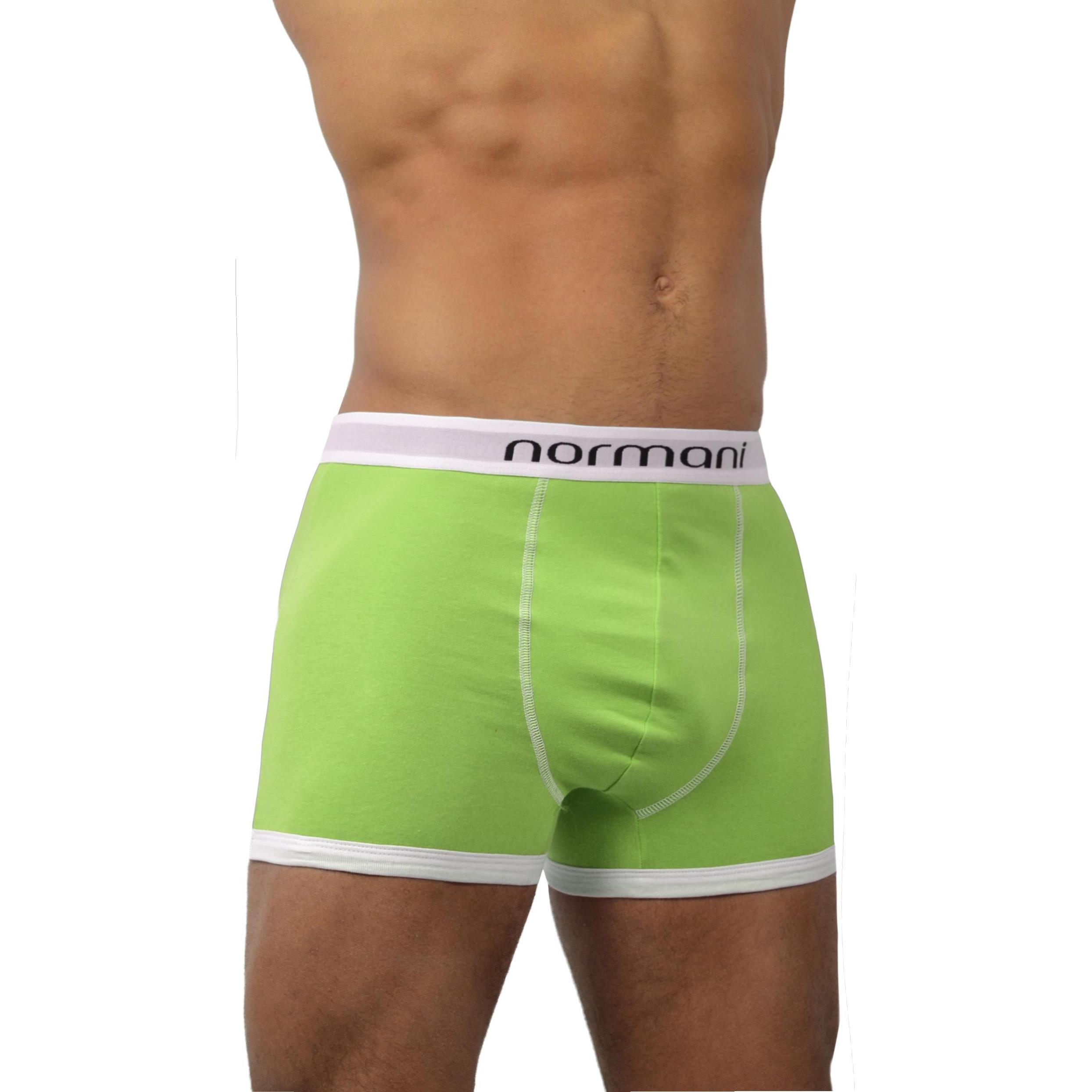 Thumbnail - Normani, Herren, Unterhosen, 6 Stück Retro Boxershorts aus Baumwolle, Grün, (XL, 6er Pack)