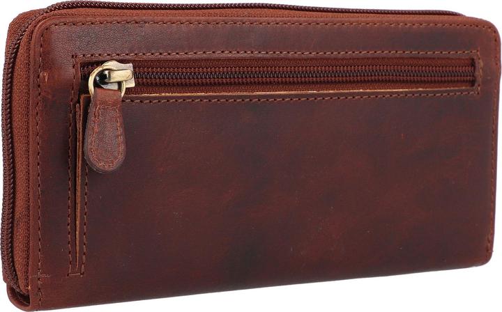 Actual product image Greenburry Rugged wallet RFID protection leather 19 cm