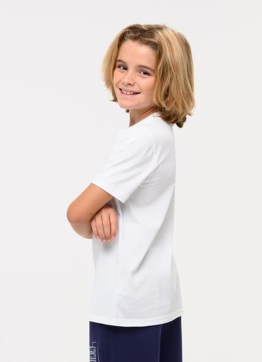 Produktbild Decathlon T-Shirt Kinder Baumwolle - Print weiss (164)
