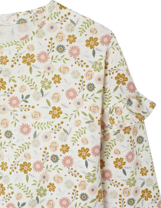 Produktbild Vertbaudet 2er-Pack Mädchen Schlafanzüge FLOWER POWER, lang & kurz, Recycling-Baumwolle (98)