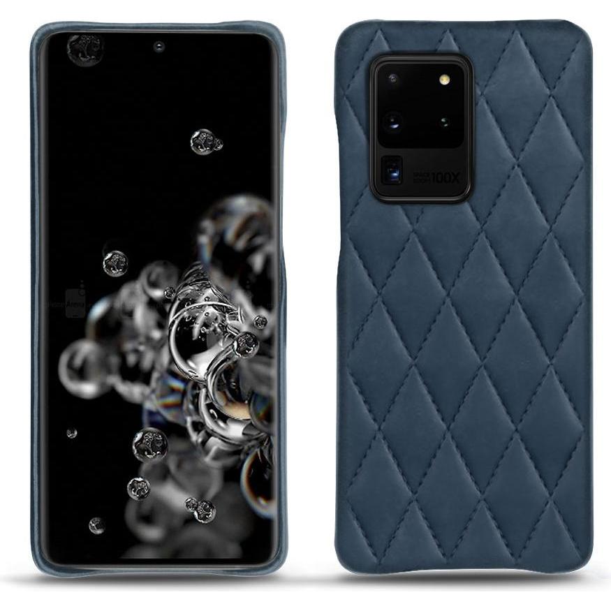 Noreve Lederschutzhülle (Samsung Galaxy S20 Ultra 5G), Smartphone Hülle, Blau