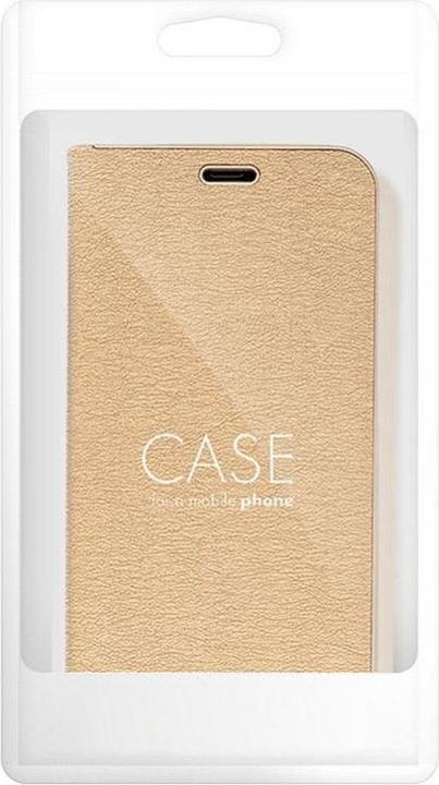 Actual product image OEM Book case LUNA Book Gold for SAMSUNG S21 FE gold (Samsung Galaxy S21 FE)
