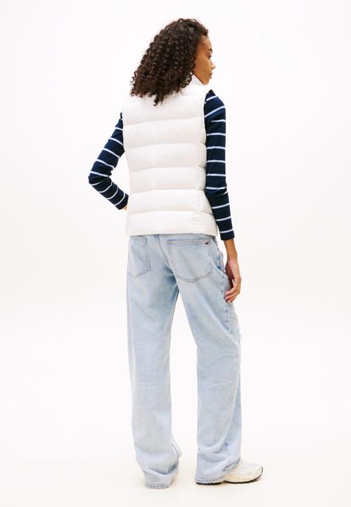 Actual product image Tommy Jeans Slim Zip Print Down Vest (S)