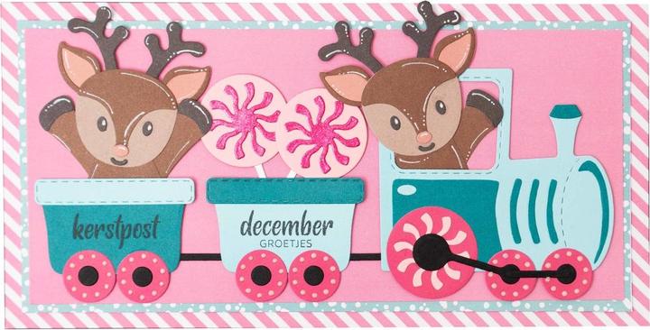 Actual product image art by marlene Designpaper "Holly Jolly" Friendz