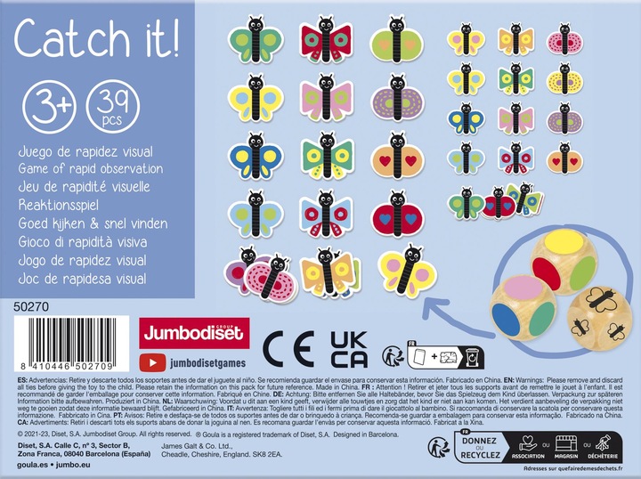 Actual product image Goula Catch it Butterfly (Portuguese)