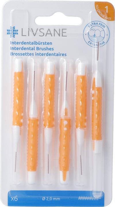 Immagine prodotto Livsane Spazzole interdentali extra fini (6 x, 2 mm)