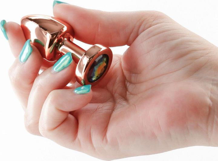 Produktbild NS Novelties Small Anal Plug Rear Assets Aluminum Butt Plug for Beginners Metal Anal Toy with Gem Petite Size (Ro