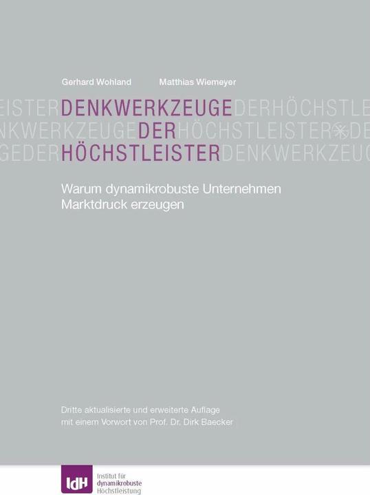 Produktbild Denkwerkzeuge der Höchstleister (Deutsch, Dirk Baecker, Gerhard Wohland, Matthias Wiemeyer, 2012)