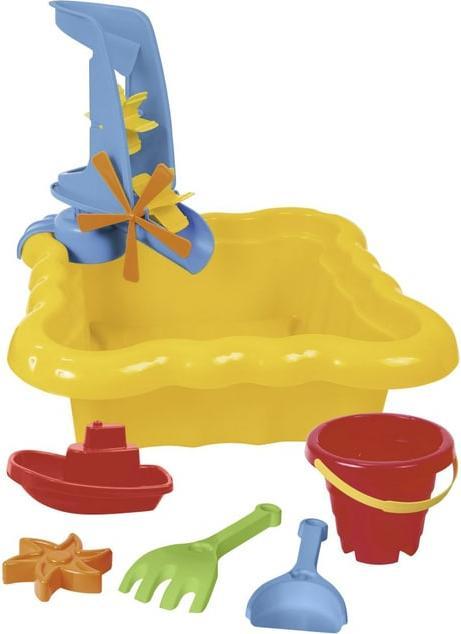 Actual product image Wader Sandpit yellow 35x14x35cm colourful accessories