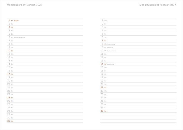 Actual product image Loriot Agenda A5 2026 (A5, German)