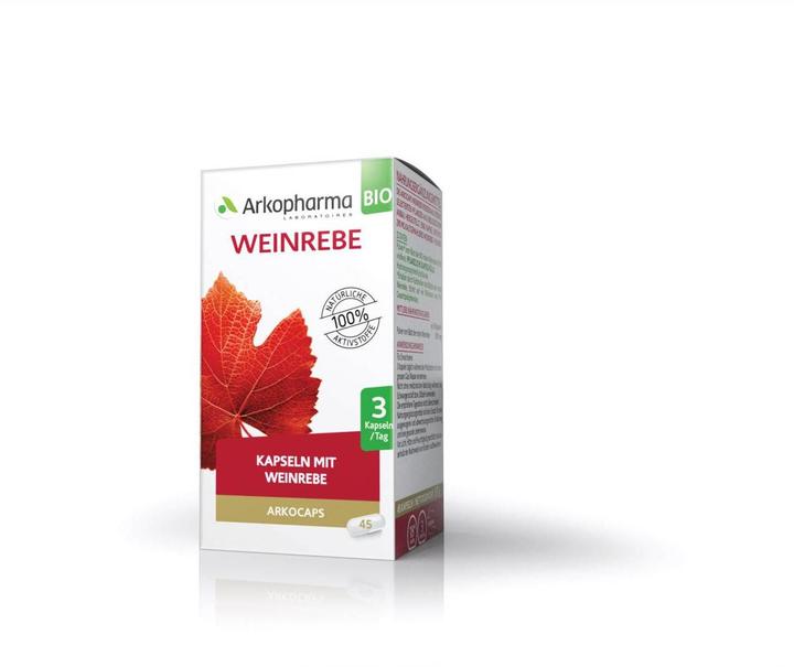 Actual product image Arkopharma Weinrebe (45 Piece, Capsules, 42 g)