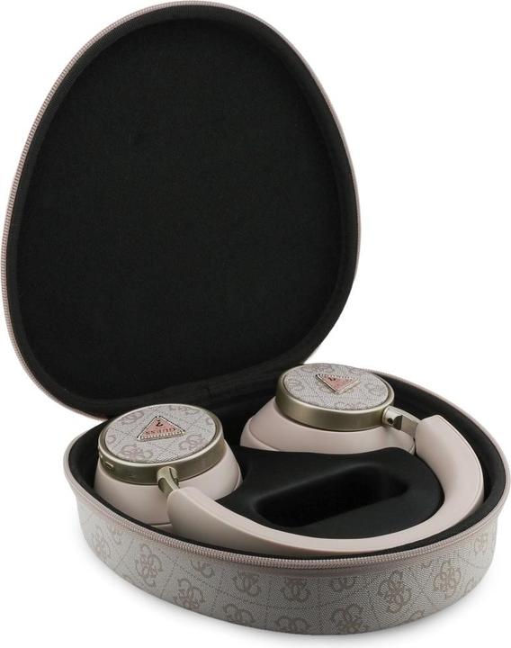 Produktbild Guess Headphones 4G Triangle Logo Bluetooth ENC pink (ANC, 45 h, Kabellos)