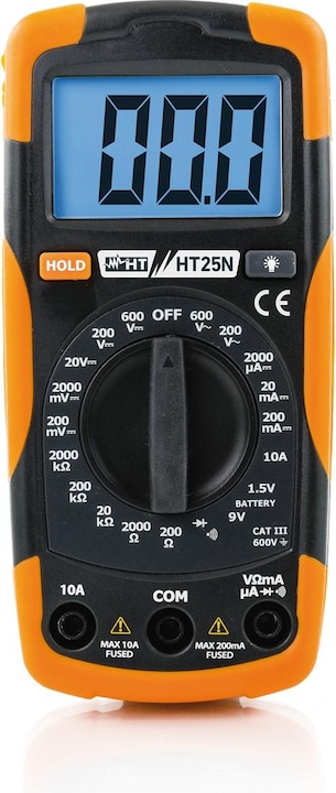Produktbild HT Instruments Hand Multimeter Digitales mit Batterietestfunktion (CAT III 600V)