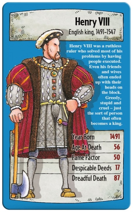 Productafbeelding Top Trumps Bordspel Verschrikkelijke geschiedenissen - Engels (Engels)