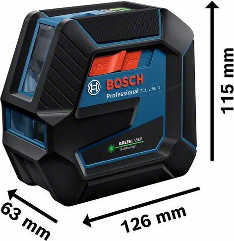 Actual product image Bosch Professional GCL 2-50 G (Cross line laser)