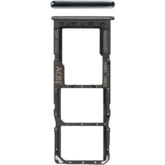 Samsung Galaxy A32 4G Sim Card Holder Awesome Black, Mobilgerät Ersatzteile, Schwarz