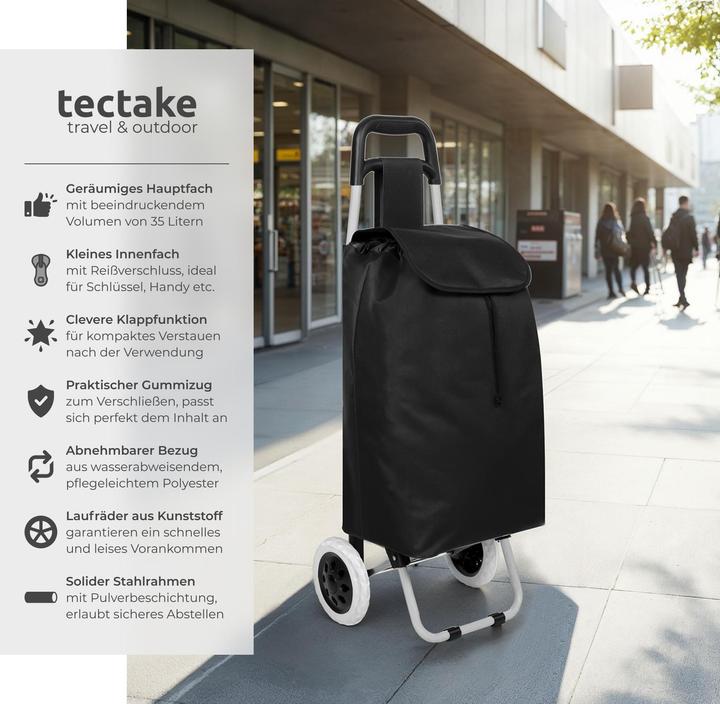 Produktbild tectake Einkaufstrolley