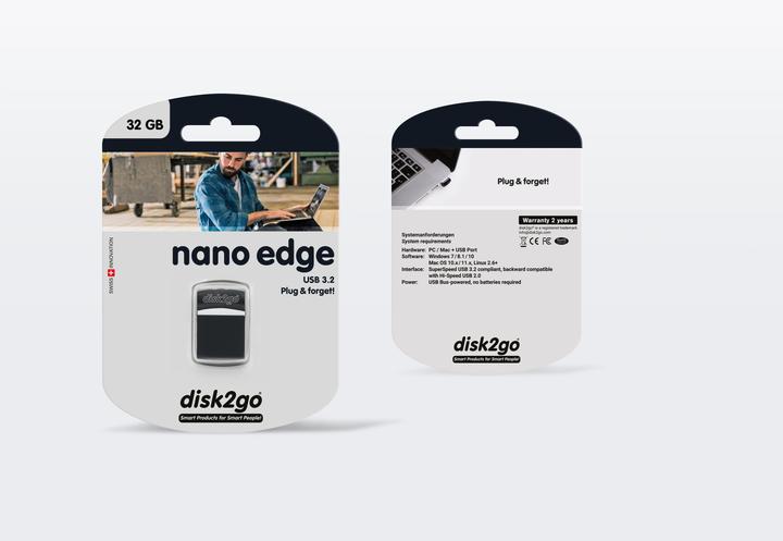 Image du produit Disk2go nano edge (32 Go, USB-A)