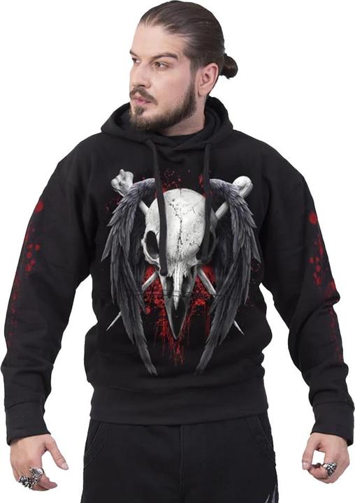 Produktbild Spiral Death Raven Kapuzenpullover (M)