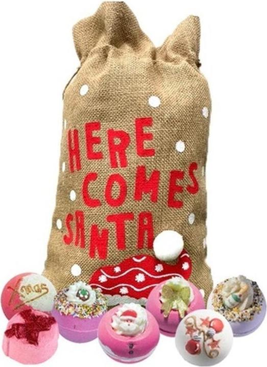 Image du produit Bomb Cosmetics Here Comes Santa Gift Set (Kit de soins capillaires)